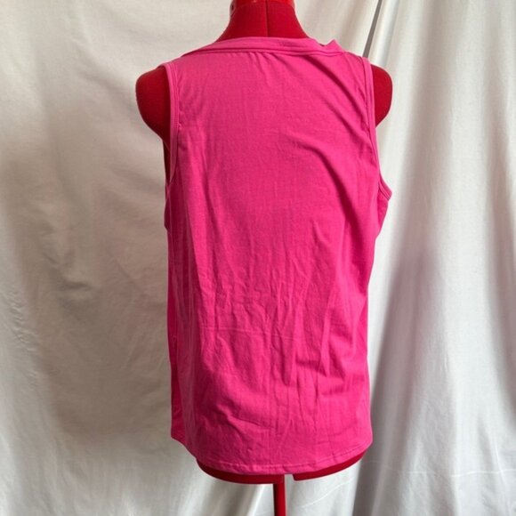 SHEIN Fuchsia Buttoned Tank Top LL99 - Picture 3 of 6